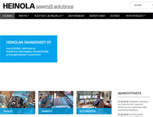 Tablet Screenshot of heinolasm.fi